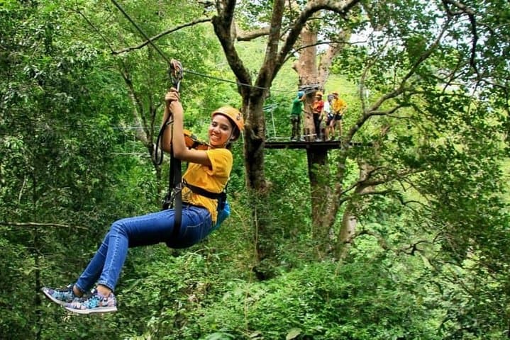 Soar Over Koh Samui’s Rainforest on a Zipline Adventure with Waterfall Views photo 3