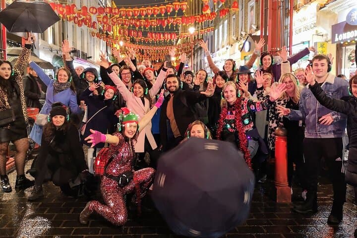London Silent Disco Walking Tour: West End Christmas Lights Party photo 2
