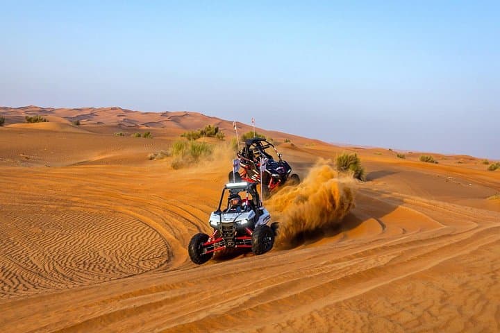 Solo Polaris RZR 1000 Desert Drive: 1-Hour Dubai Dune Sprint photo 1
