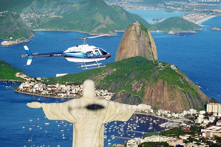 Rio de Janeiro Helicopter Tour Over Sugarloaf and Copacabana