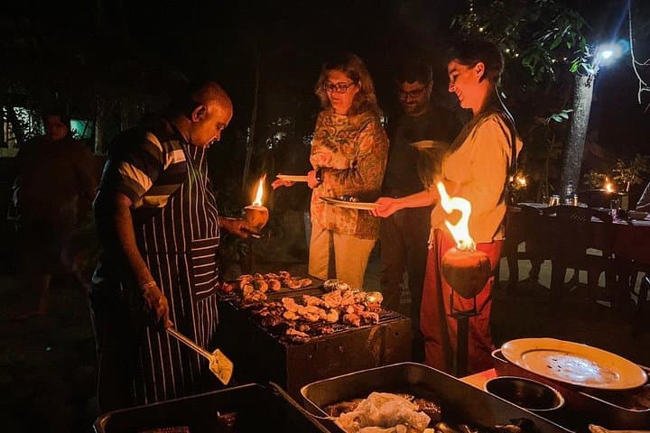 Riverside BBQ Night Out from Habarana — Jungle Campfire Dining in Sri Lanka