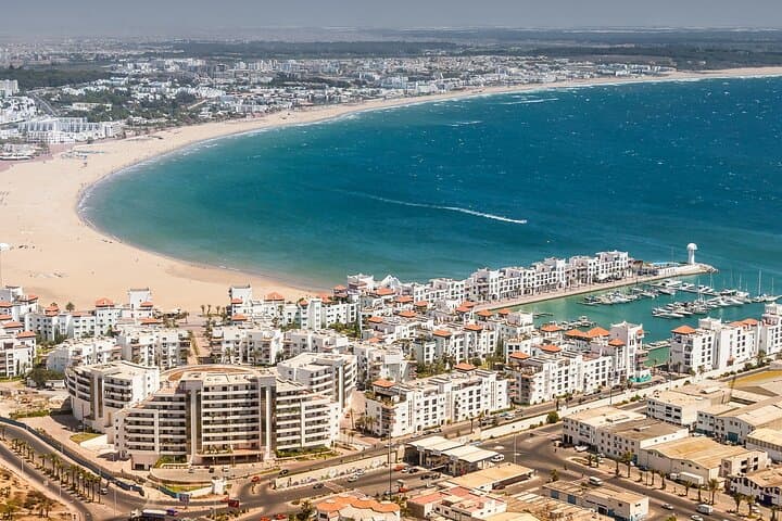 Day Trip from Marrakech to Agadir: Kasbah Views, Souks & Atlantic Boat Option