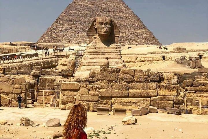 Private Day Tour to Giza Pyramids, Sphinx, Memphis & Saqqara from Cairo photo 2