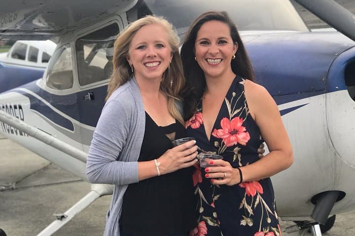 VIP Sightseeing Flight Over New Orleans with Champagne, Chocolates or Wine & Cheese