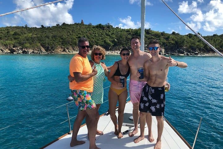 Private St. John Snorkel Charter from St. Thomas — Full-Day 55ft Yacht