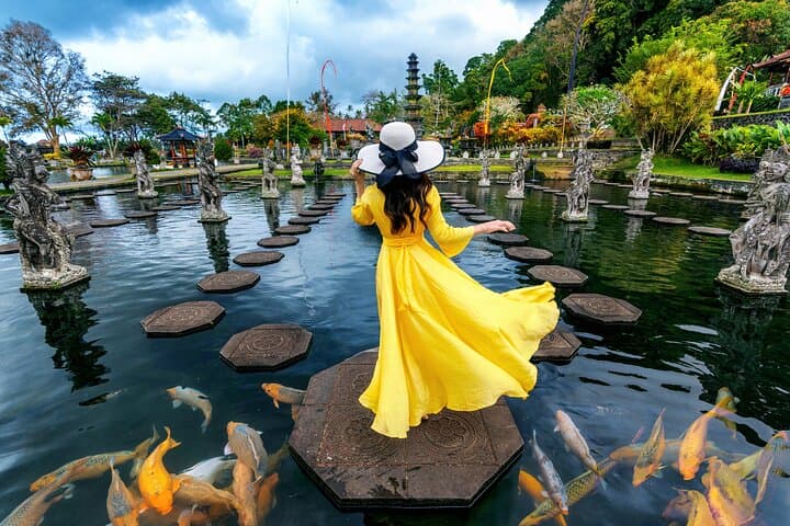 Sunrise at Bali's Gate of Heaven and Tukad Cepung Waterfall photo 3