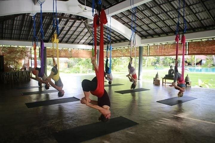 FlyHigh Aerial Yoga in Talalla — 60-Min Ayurveda Wellness & Beachside Shala photo 4