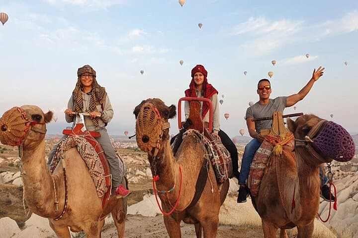 Cappadocia Camel Ride: Sunrise & Sunset Valley Safari (90 Minutes)