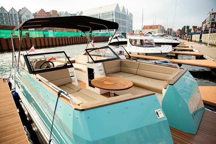 Magic Sunset Cruise to Gdańsk Shipyard Aboard Baby Blue Katamaran photo 5