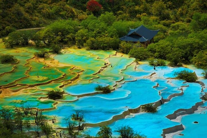 Jiuzhaigou & Huanglong 3-Day Private Tour from Chengdu by Fast Train