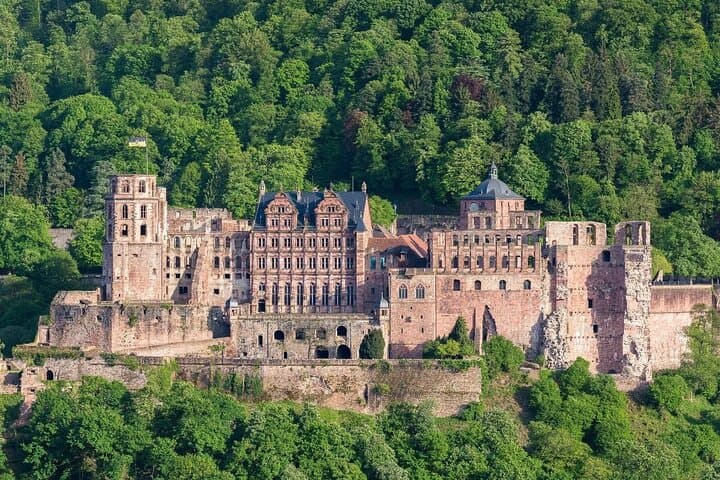 From Frankfurt to Heidelberg & Schwetzingen — Castle Views and Automotive History