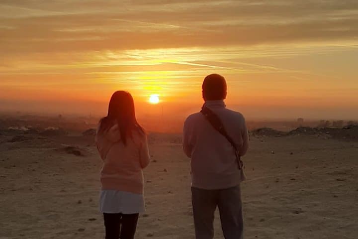 Sunrise & Sunset Camel Ride Around the Giza Pyramids: 2-Hour Desert Experience with Snacks photo 2