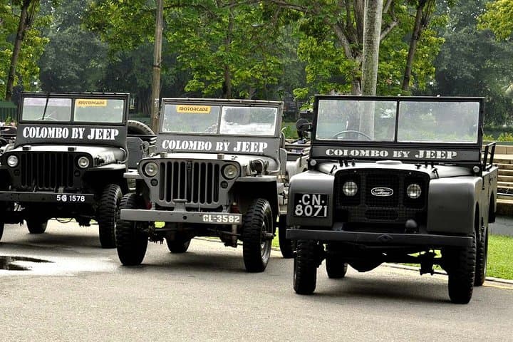Colombo Vietnam War Jeep City Tour from Seaport — Vintage Open-Air Urban Drive