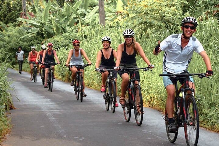 Cycling Through Elpitiya's Palm and Rubber Estates — 4-Hour Waterfall Ride