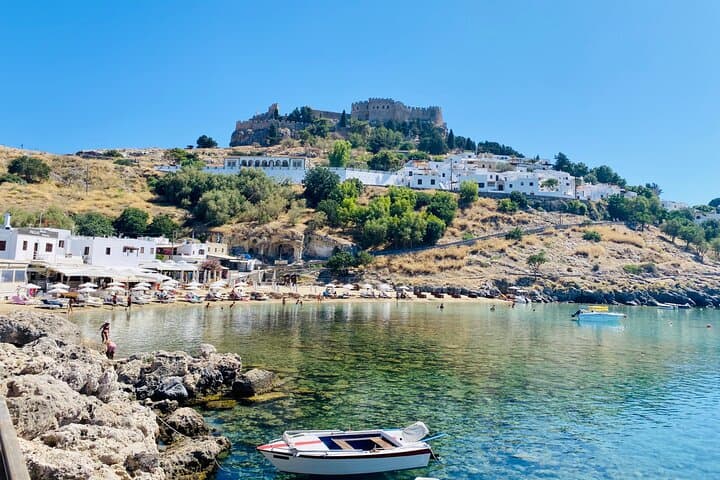 Rhodes High-Speed Boat to Lindos: Fast Ferry, Swim Stop & Village Time photo 4