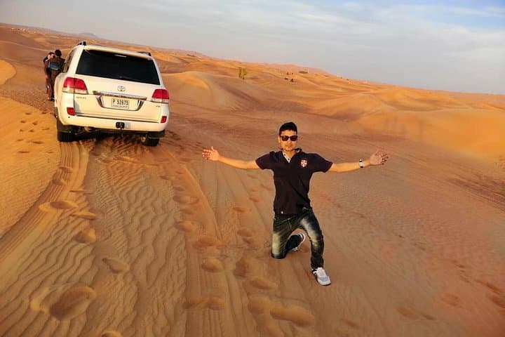 Private Morning Dubai Desert Safari: 5-Person Dune Bashing & Camel Experience photo 2