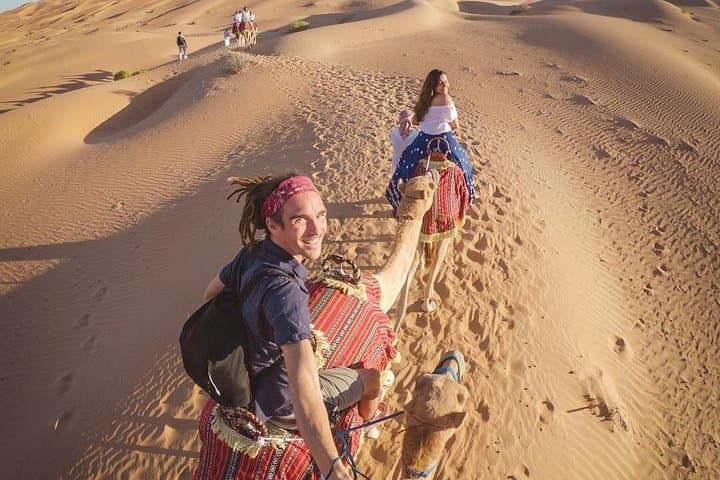 Private Morning Dubai Desert Safari: 5-Person Dune Bashing & Camel Experience photo 3