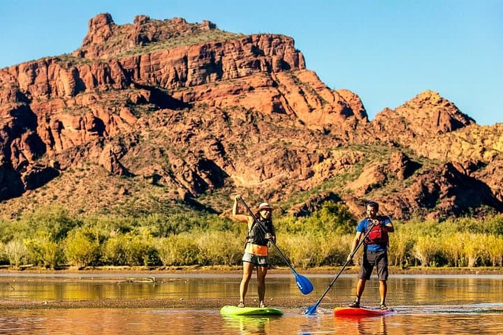 Saguaro Lake Stand Up Paddleboarding: Guided SUP Tours from Phoenix