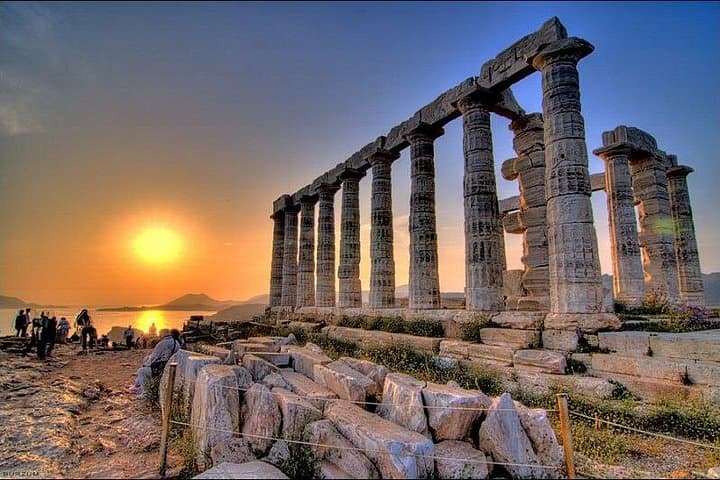 Sunset at Cape Sounion: Temple of Poseidon Tour with Dinner from Athens photo 1