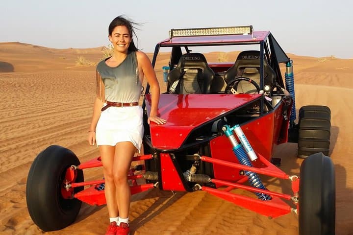 Dubai Red Desert Dune Buggy, Camel Ride & Sandboarding Adventure