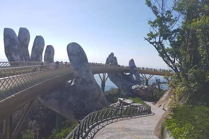 Walk the Golden Bridge: Private Transfer and Ba Na Hills Cable Car Experience