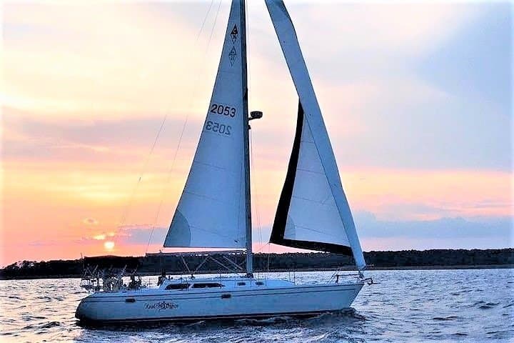 Hilton Head Private Sunset Sailing and Dolphin Watching Tour