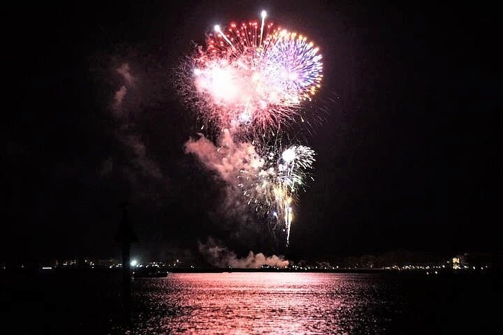 Hilton Head Dolphin Watching Cruise with Sunset Fireworks
