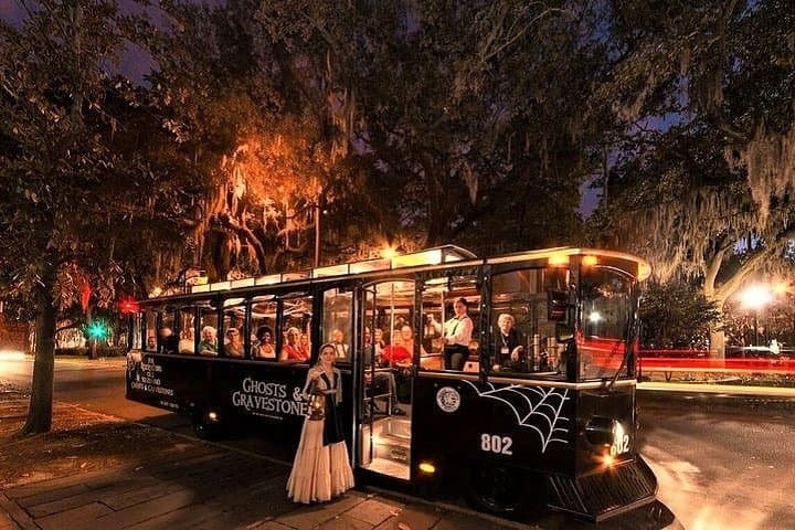 Savannah Ghosts & Gravestones Trolley Tour — Haunted River Street & Andrew Low House photo 1