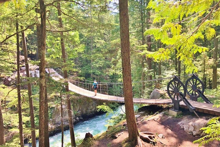 Whistler Train Wreck Hike: Suspension Bridge, Hidden Waterfall & Cheakamus River Walk photo 3