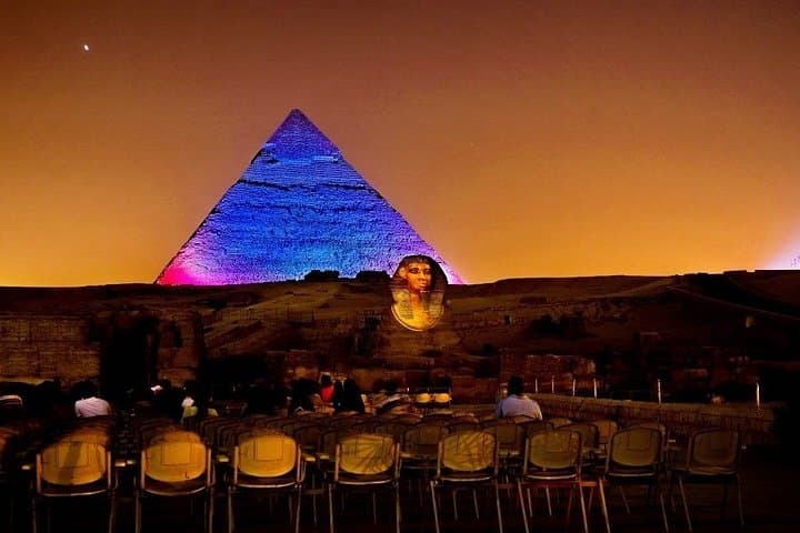 Giza Pyramids Sound and Light Show: Night Performance at the Pyramids of Giza