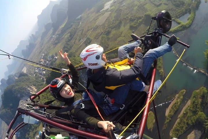 Yangshuo Parasailing Over the Yulong River — 5-Min Flight with Hotel Transfer photo 2