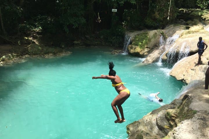 Private Roundtrip Shuttle from Ocho Rios to Blue Hole — Easy Access to Jamaica's Secret Falls