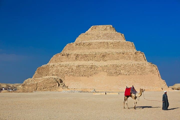 Private Giza Pyramids & Sakkara Day Tour: Camel Ride, Sphinx, and Step Pyramid photo 3