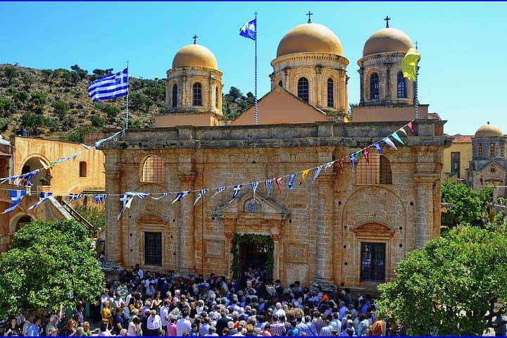 Akrotiri & Zorba: Monastery, Stavros Beach and Venizelos Graves Half-Day from Chania