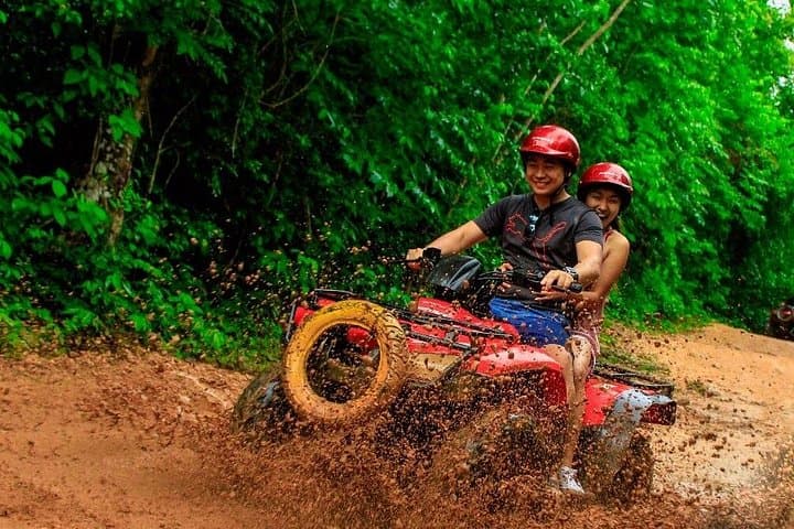 ATV, Zipline & Cenote: Full Adrenaline Day from Cancun to Puerto Morelos photo 2
