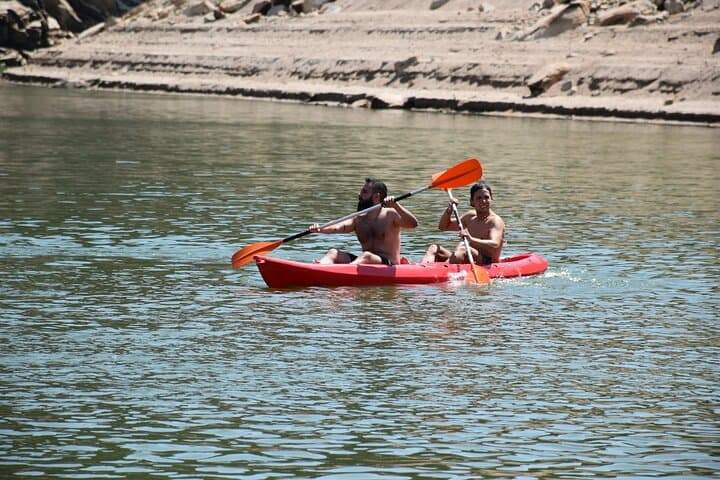 Double Kayak on San Juan Reservoir: Cove-Hopping and Swim Stops from Madrid photo 3