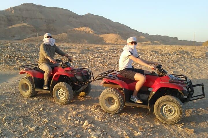Sunrise & Sunset Quad Bike Desert Safari on Luxor's West Bank