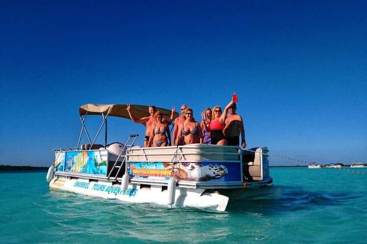 One-Day Bacalar Lagoon Tour: Cenote Azul, Pontoon Ride & Fort Views photo 1