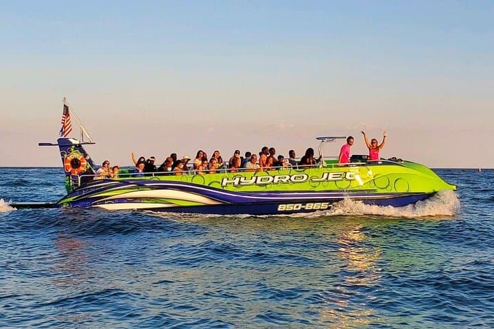 Destin Hydrojet Dolphin Cruise: 1-Hour Crab Island & East Pass Adventure