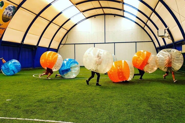 Gdansk Bubble Football: High-Energy Bumper Ball with Hotel Transfers