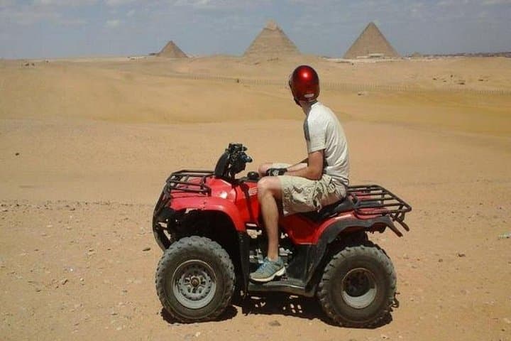 Quad Bike Adventure Around the Giza Pyramids: Private Desert Safari photo 3