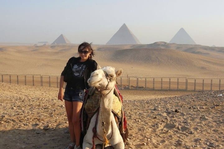 Sunset Camel Ride Around the Giza Pyramids: Bedouin Desert Experience photo 4