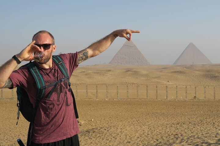 Sunset Camel Ride Around the Giza Pyramids: Bedouin Desert Experience photo 5