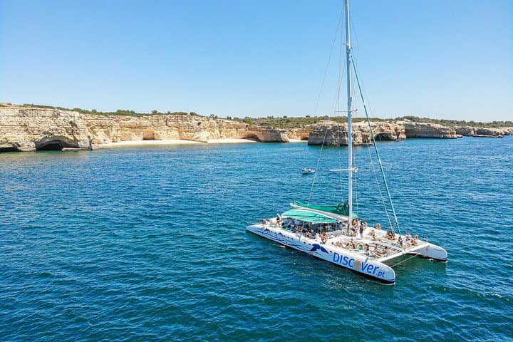Half-Day Catamaran Cruise to Benagil Caves & Carvoeiro — Algarve Coastal Sailing