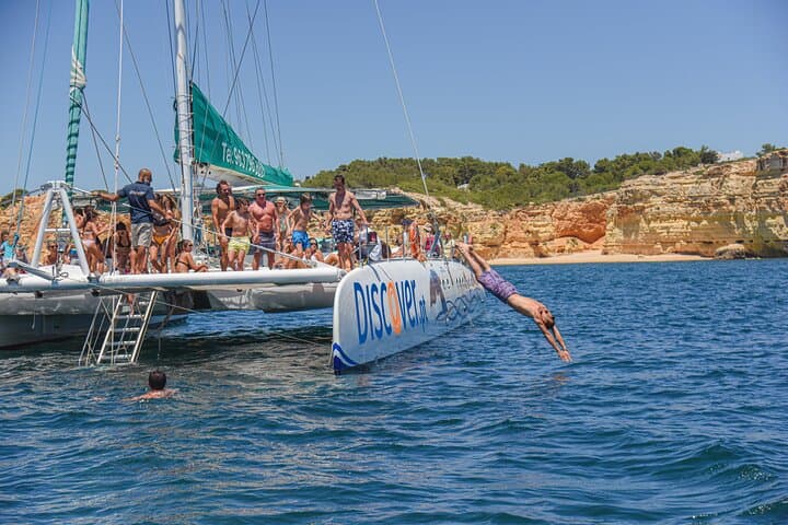 Half-Day Catamaran Cruise to Benagil Caves & Carvoeiro — Algarve Coastal Sailing photo 4