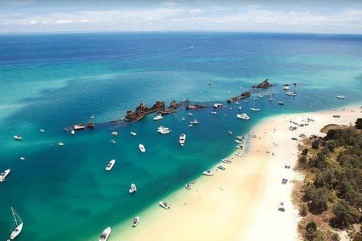 Moreton Island Wrecks Adventure — Tangalooma Snorkel, SUP & Glass‑Bottom Boat photo 4