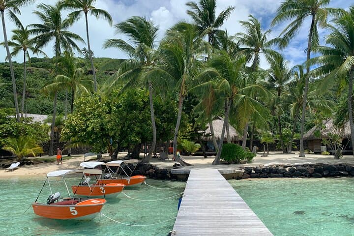 Self-Drive Bora Bora Boat Rental: 4-Hour License-Free Lagoon Cruise photo 1