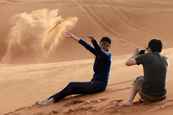 Sunset Camel Trek and Red Dunes Safari with BBQ: Dubai Desert Evening Experience photo 6