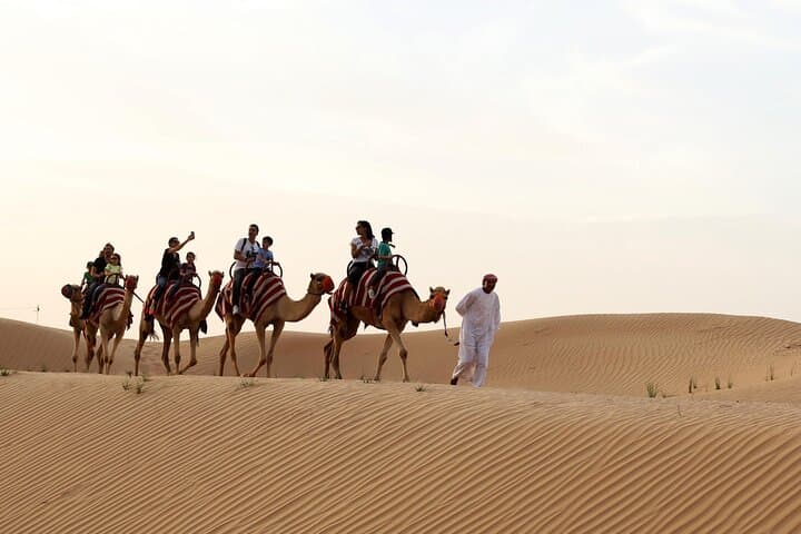 Sunset Camel Trek and Red Dunes Safari with BBQ: Dubai Desert Evening Experience photo 2