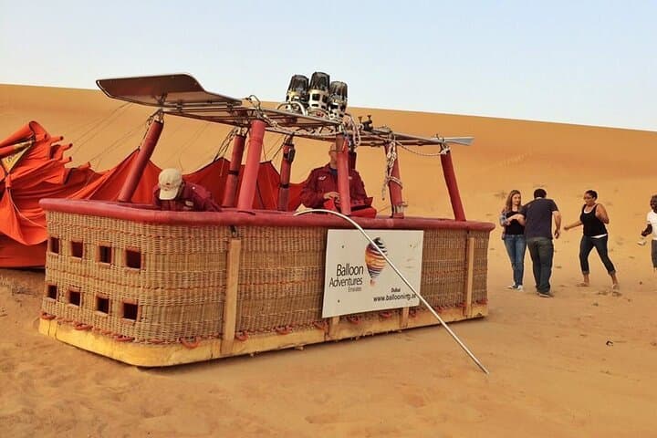 Desert Sunrise Hot Air Balloon Over Dubai Conservation Reserve photo 3